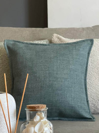 1item כרית וואפל טורקיז - 45*45 סמ