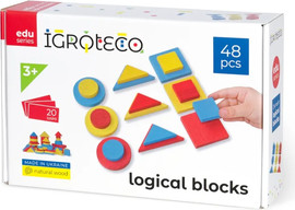 Igroteco לוגי בלוק - קוביות היגיון מעץ - Igroteco