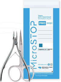 MicroSTOP שקיות עיקור בחום קראפט עם חלון 100 יחידות Heat Sterilization Pouches