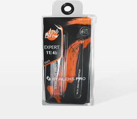 Staleks פינצטה שחורה לעיצוב גבות סטאלקס Eyebrow Tweezers Narrow Slant Black 11/4B