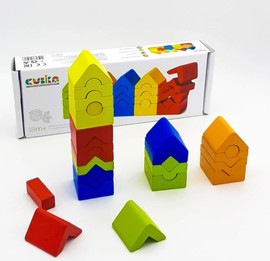 CUBIKA סט פירמידות LD-13  צעצוע צבעוני לילדים