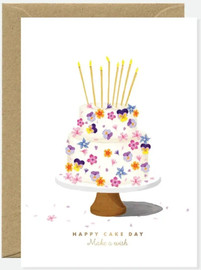 1item כרטיס ברכה Happy Cake Day