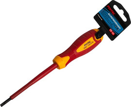 Fixtec מברג מבודד שטוח ישר 100*Fixtec ,SS 4