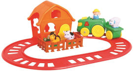 לי גיא סט פסי רכבת, קטר מנגן, קרון וחוות חיות