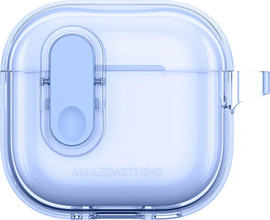 AMAZINGTHING AMAZINGTHING Minimal Click Case AirPods 4 Ultramarine - מגן מינימליסטי לאיירפודס 4 אולטראמרין