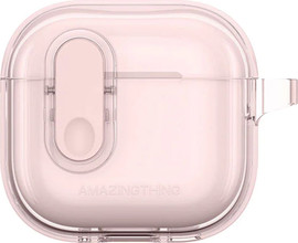 AMAZINGTHING AMAZINGTHING Minimal Click Case AirPods 4 New Pink - מגן מינימליסטי לאיירפודס 4 ורוד