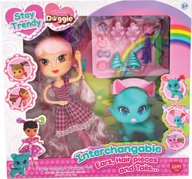 I AM Toys בובה עם אביזרים IAM וכלבלב מתוק