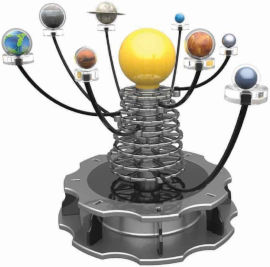 Eastcolight מערכת השמש מוארת להרכבה עצמית כולל צבעים לילדים שוחרי מדע וחלל