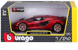 Bburago דגם מכונית 21099  למבורגיני 1/24  אדום