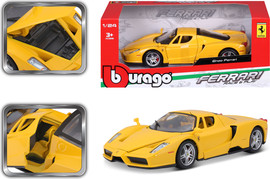 Bburago מכוניות דגמים Diecast 1:24 - פרארי ENZO צהוב