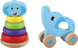 Pit Toys מיני מגדל טבעות פיל - Pit Toys