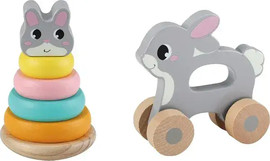 Pit Toys מיני מגדל טבעות ארנבת - Pit Toys