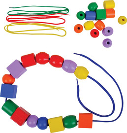 Pit Toys דלי עם חרוזים להשחלה