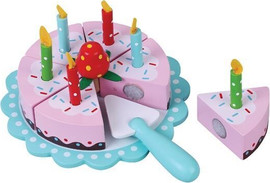 Pit Toys עוגה מעץ - חגיגת יום הולדת - Pit Toys