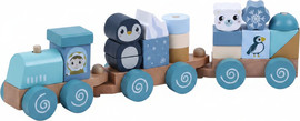 Pit Toys רכבת קוטב מעץ Pit Toys