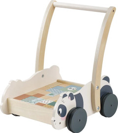 Pit Toys עגלת קוביות פנדה - Pit toys