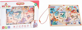 Pit Toys מבוך מגנטי מעץ - Pit Toys