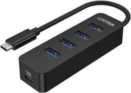 UNITEK Unitek - מפצל 4 פורט איכותי USB 3.0 Y-3089