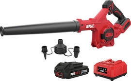 SKIL מפוח רב תכליתי נטען 20V Brushless אלקטרוני + פיות שונות +סוללה 2.0AH +מטען