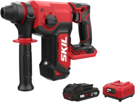 SKIL פטישון נטען 20V Brushless עד 24 מ"מ בעל 4 מצבי עבודה עם ביטול סיבוב 2.2J + סוללה 2.0Ah +מטען SKIL