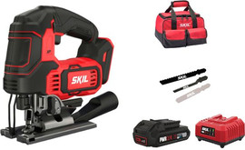 SKIL מסור אנכי (ג’יקסו) נטען 20V Brushless XP + סוללה 2.0Ah + מטען +תיק נשיאה