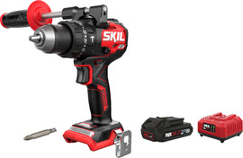 SKIL מקדחה/מברגה נטענת רוטטת 13 מ"מ 20V Brushless 130Nm + סוללה 2.0Ah + מטען