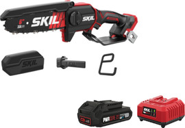 SKIL מיני מסור שרשרת חשמלי נטען Brushless להב "6 (15 ס"מ) עם מערכת שימון עצמי + סוללה 2.0AH +מטען