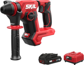 SKIL פטישון נטען 20V Brushless עם עד 18 מ"מ עם שני מצבי עבודה + סוללה 2.0Ah +מטען SKIL