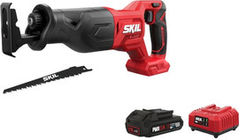 SKIL מסור חרב נטען 20V Brushless לעבודות חיתוך מגוונות + סוללה 2.0Ah + מטען