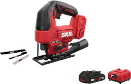 SKIL מסור אנכי (ג'יקסו) נטען 20V Brushless +סוללה 2.0Ah + מטען