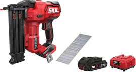 SKIL אקדח מסמרים נטען 20V Brushless GA18 לשימוש בעבודות עץ + סוללה 2.0AH + מטען