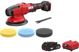 SKIL פולישר לליטוש והברקה "5 20V Brushless אלקטרוני +3 מהירויות + סוללה 2.0AH+ מטען
