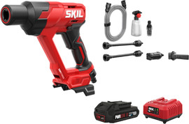 SKIL מכונת שטיפת מים בלחץ (גרניק) נטענת 20V מתנה סוללה 2.0Ah + מטען