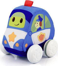 winfun מכונית בד רכה עם מנגנון נסיעה במשיכה לאחור - רכב משטרה