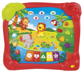 winfun לוח לימודי אורקולי דובר עברית - חיות ג'נגל