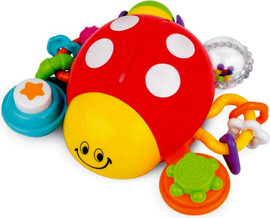 winfun חיפושית תנועה מעודדת זחילה עם צלילים וחרוזים