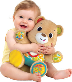 winfun דובון אינטראקטיבי רך מוחא כפיים