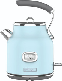 Westinghouse קומקום חשמלי מעוצב רטרו Westinghouse בצבע תכלת