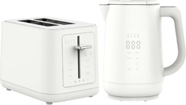 ELLE HOME סט קומקום ומצנם לבן ELLE PARIS