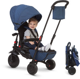 SMART TRIKE סמרט פולד 700 כחול תלת אופן מתקפל