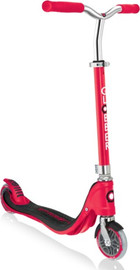 Globber קורקינט לילדים ונוער פלואו FLOW 125 עם משטח מחוזק תלת שכבתי - אדום
