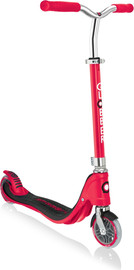 Globber קורקינט לילדים ונוער פלואו FLOW 125 עם משטח מחוזק תלת שכבתי - אדום