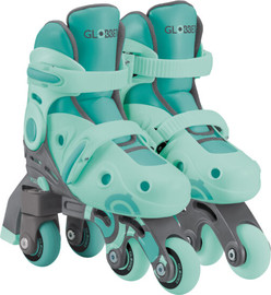 Globber גלגיליות לילדים 2ב1 במידה 26-29 דגם Learning Skates 2in1 צבע מנטה