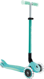 Globber קורקינט מתקפל זוהר בחושך דגם Glow Lights Elite צבע מנטה