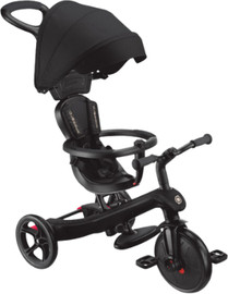 Globber תלת אופן 4ב1 דגם Explorer Trike 4IN1 Ecologic צבע שחור