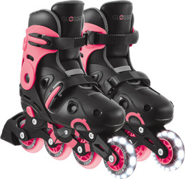 Globber גלגיליות לילדים במידה 34-37 דגם Go Skates צבע ורוד