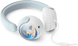 PHILIPS אוזניות ילדים חוטיות PHILIPS USB-C חיבור אודיו 3.5 מ״מ בחרו צבע לבן
