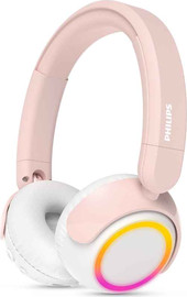 PHILIPS אוזניות ילדים אלחוטיות PHILIPS ON EAR USB-C ורוד