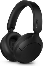 PHILIPS אוזניות אלחוטיות Philips TAH6000 עם ביטול רעשים ANC בחרו צבע שחור