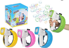 ClipToys אקדח בועות סבון גדול בתוך חישוק
